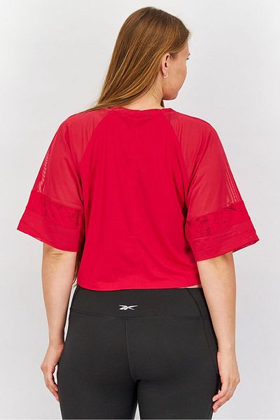 Puma Women Sportswear Fit Short Sleeve Running Top, Persian Red