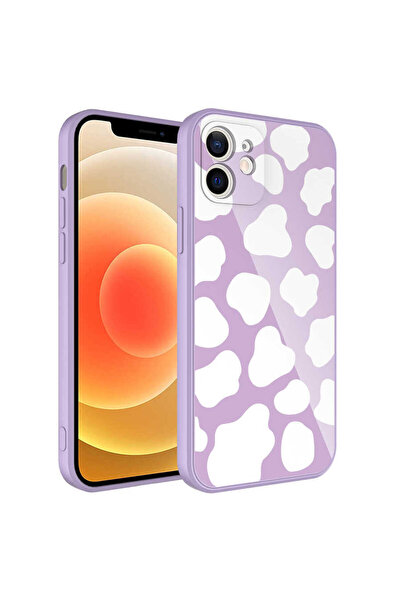 Hatreds iPhone 12 Kılıf Desenli İçi Kadife Kamera Korumalı Darbe Emici Siliko...