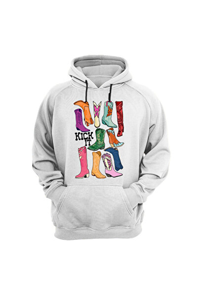 WİDİ Kaubojske čizme za kaubojke Štampano Unisex regular fit Pamuk dukserica