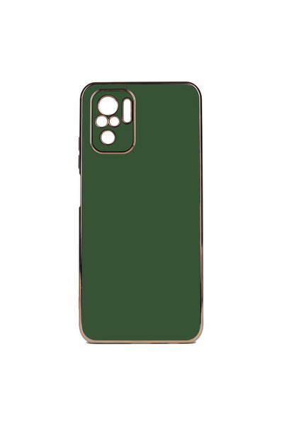 Techaks Redmi Note 10 Case Zore Bark Cover - Dark Green