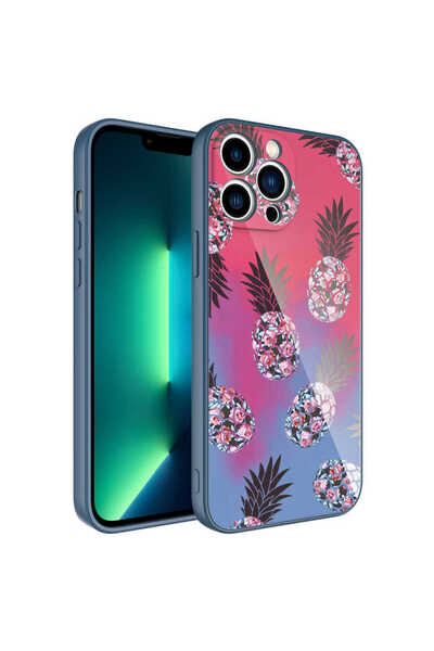 Hatreds iPhone 13 Pro Max Kılıf Desenli İçi Kadife Kamera Korumalı Darbe Emic...