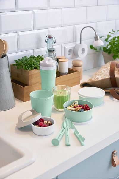 Tchibo 3 Pcs Cutlery Set, Turquoise