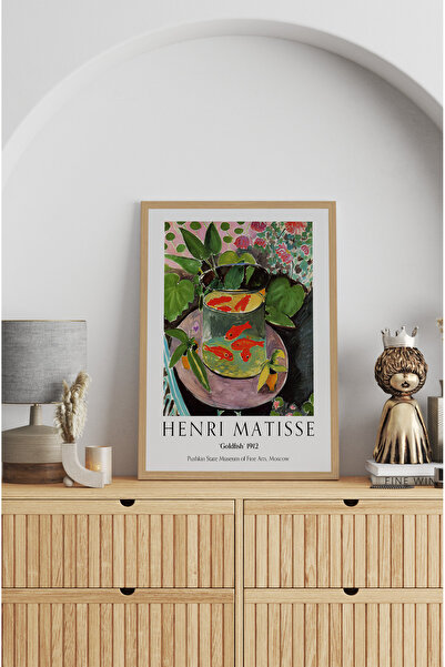 kutuTR Dekorize Mdf  3 mm Çerçeve Görünümlü Henri Matisse Tablo 30405