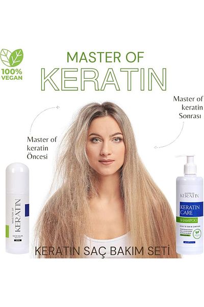 MASTER OF ORGANİC Master of Keratin Master of Keratin Care Shampoo 400 ml