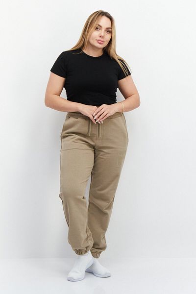 Fila Women Oversized Drawstring Outdoor Sweatpants, Tan