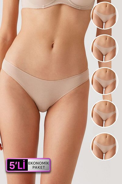 Pierre Cardin 2950 Μοντέλο Οικονομικό Σετ 5 τεμαχίων Βαμβακερό No Show Brief εσώρουχα