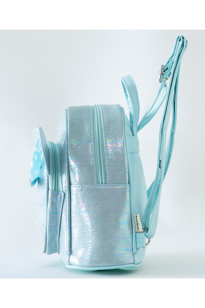 Fab N Funky Classic Backpack Blue - Durable, Stylish School Bag for Kids 3+, Polyester, Ample Storage