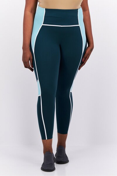 Reebok Women Plus Size Training Tights, Dark Green