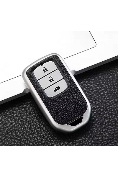 emii auto spare parts Honda Civic Fc5 Hr-V Cr-V City - Gray/Black Keyless Start Key Case Cover