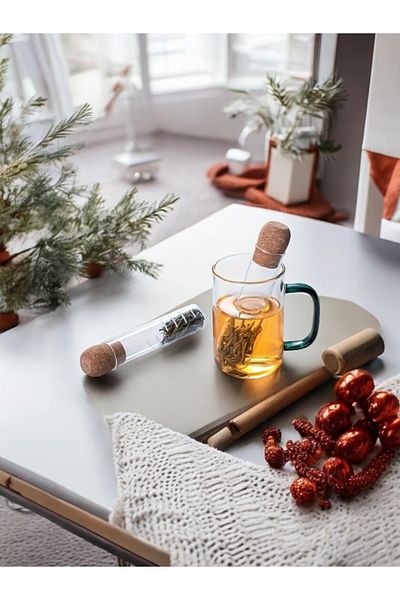 Miki & Miki Boroxilicate Glass Strainer - for Tea Infuser Cup