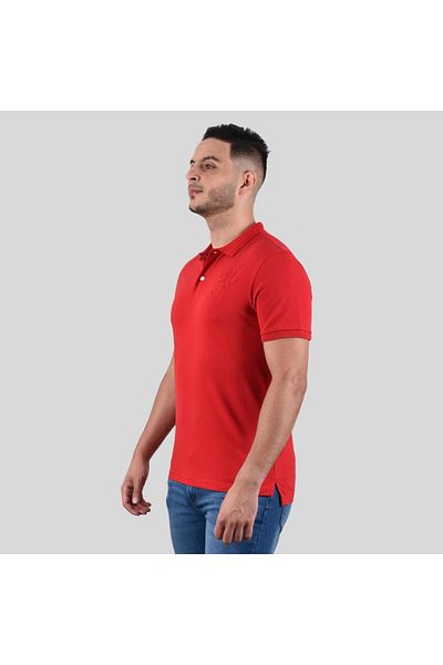 Giordano Men's 3D Lion Polo