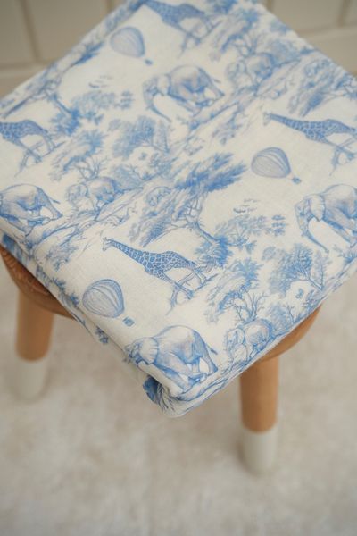 Tuğba Kuğu Printed Muslin Fabric |   African Safari