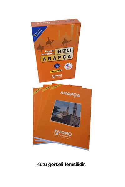 Fono Yayınları Fast Arabic Level 1 3 Books with Voice Over