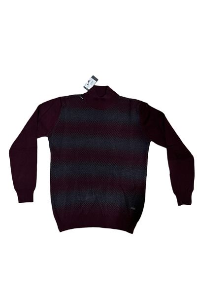 Soylu Triko Half Fisher Collar Quality Thin Knitting Sweater
