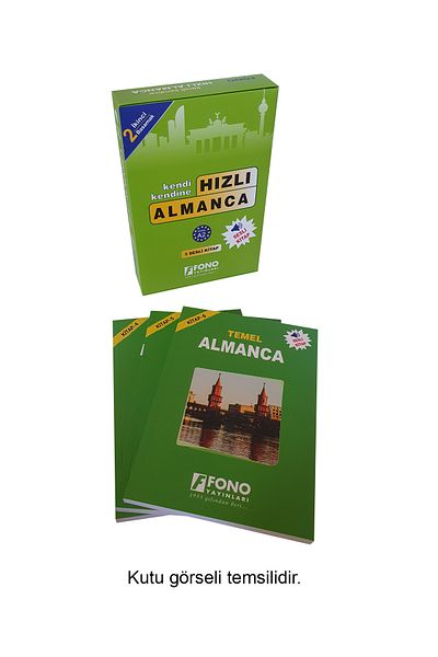 Fono Yayınları Fast German Level 2 (3 Books) (with voice-over)