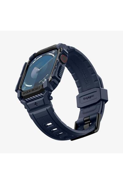 Spigen Apple Watch 46mm - Series 10 Rugged Armor Pro with Case and Band Strap