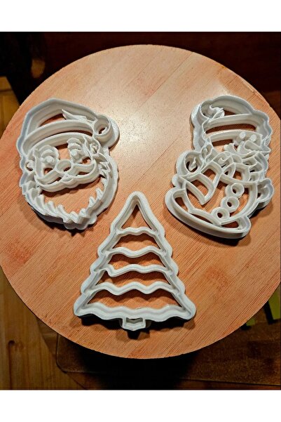 magicland مجموعة قوالب كوكيز تحت عنوان رأس السنة الجديدة مكونة من 3 قطع، قاطع...