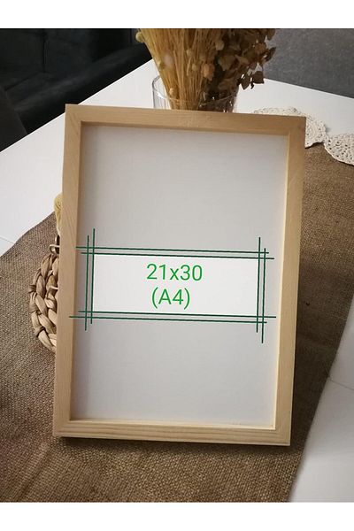 STOREMAX Photo with Natural Wood Color - Framed Painting, Pine Tree Picture Frame