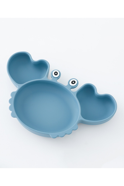 Fab N Funky لوحة شفط من السيليكون على شكل سرطان البحر للأطفال الصغار - باللون...