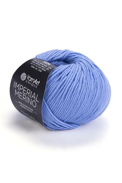 Yarnart IMPERIAL MERINO - ΠΛΕΚΤΟ ΜΑΝΙΚΙ ΜΠΛΕ-3341