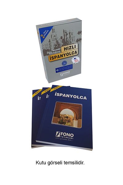 Fono Yayınları Fast Spanish Level 2 (3 Books) (with voice-over)
