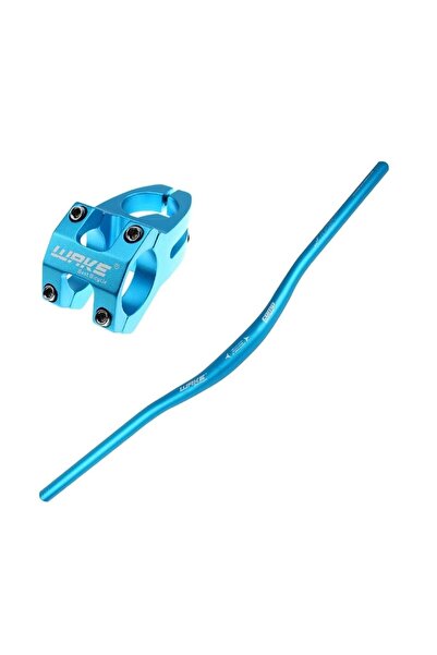 SARİSSA BİSİKLET Wake 78cm Gidon+gidon Boğazı Takım Waketakım renkli gidon mavi