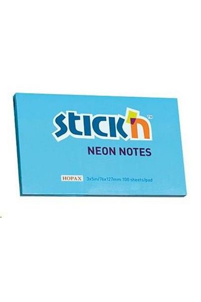 Gıpta Yapışkanlı Not Kağıdı Neon Mavi 76x127 100 Yaprak