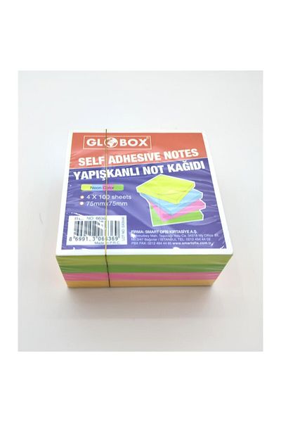 Globox Neon Leaf Color Note Paper - 6636