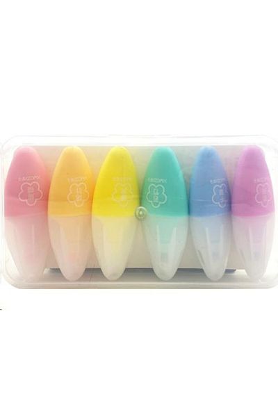 İBS 6-Color Ibs Highlighter Capsule - Bc-733