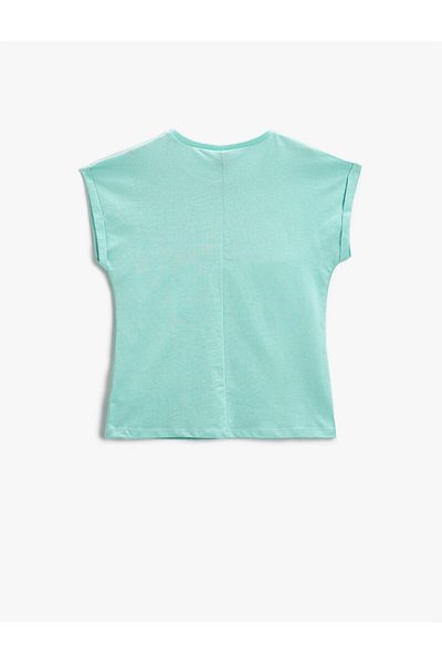 Koton Tricou din bumbac cu mânecă scurtă cu imprimeu animal