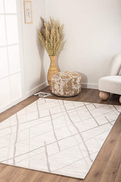 Koza Halı Koza Hayad Kilyos Gri Akrilik Halı  Salon Oturma Odası Yatak Odası ...