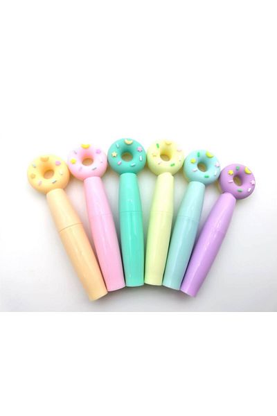 ABC 6-Piece Highlighter Macaron Pen Set - A-305