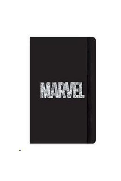 KESKİN COLOR Caiet elastic cu copertă rigidă Marvel 13x21 80 coli - negru
