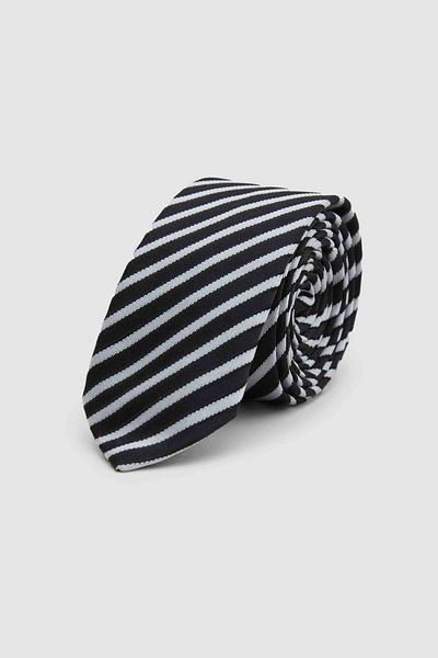 D'S Damat Ds Groom Black Patterned 5.5 cm Tie