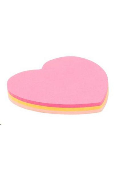 KRAF Adhesive Note Paper 70*70 Heart 7070k