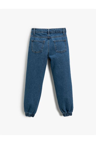 Koton Jogger-Jeans mit Taschen aus Baumwolle – Jegging-Jeans