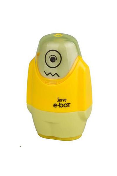 Serve E-bot Highlighter Κίτρινο Γόμα Μολύβι Ακονιστήρι