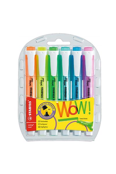 Stabilo Highlighter Swing Cool 6 Pack 275/6