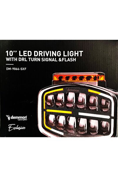 DEMMON SİS EXCLUSIVE YENİ MODEL ÇAKARLI LED SİS FAR 12-24V UYUMLU