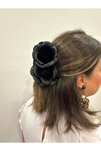 alsaccessories Cataramă cu știfturi cu figuri de trandafir de culoare roșie p...