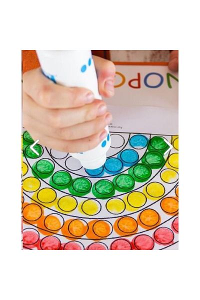 Lino Dot Markers Paint Pen 6 Colors Washable Ln-606