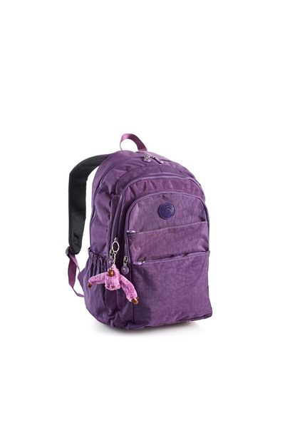Hedgebag Purple Wrinkled Backpack - 2 Compartments Hb 240-05