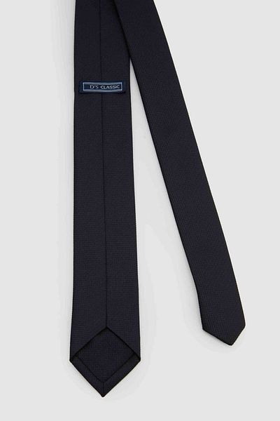 D'S Damat Ds Groom Black Patterned 5.5 cm Tie