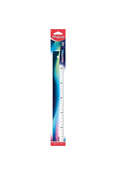 Maped Ruler 30 cm Evening Dark