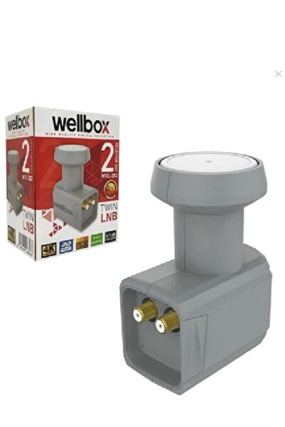 wellbox Ultra HD 4 K 3D Destekli  Çift Çıkışlı LNB Yüksek Sinyal Desibelli Se...