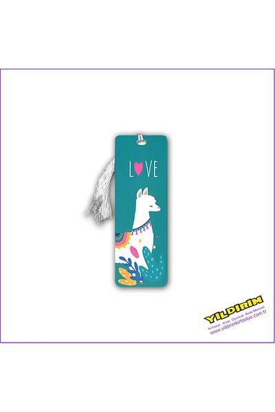 KESKİN COLOR علامة مرجعية من الورق المقوى المرنة K-gift-liama