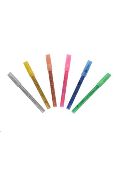 Victoria's Journals Bruno Visconti "sketch & Art" 6'lı Simli Su Bazlı Marker Kalem Bv Sim