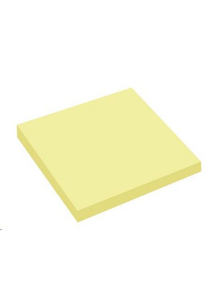 KRAF Sticky Note Paper 76x76 50 Yp. Transparent Yellow 7676tr
