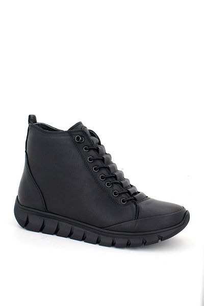 Deripabuc Genuine Leather Black Women's Anatomical Leather Boots Dp79-3910