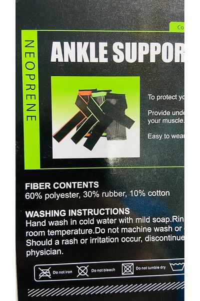 Yanaşık Spor Malzemeleri 1 Velcro Ankle Bracelet